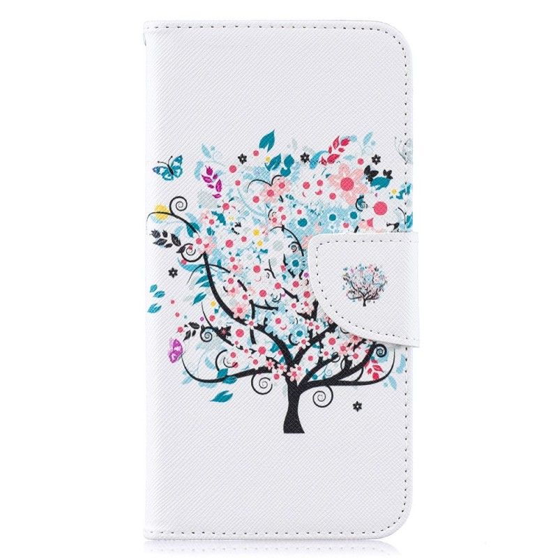 Cover Folio-hoesje Samsung Galaxy A10 Telefoonhoesje Bloemrijke Boom