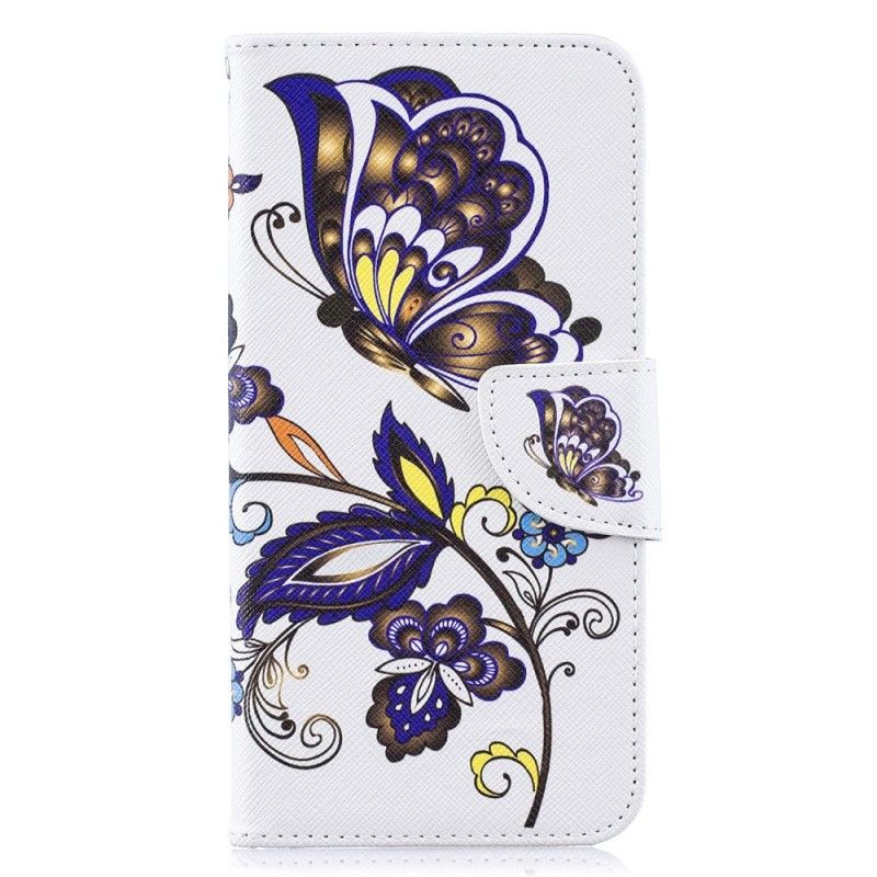 Cover Folio-hoesje Samsung Galaxy A10 Telefoonhoesje Vlindertattoo