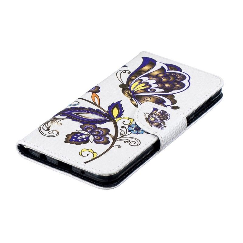 Cover Folio-hoesje Samsung Galaxy A10 Telefoonhoesje Vlindertattoo