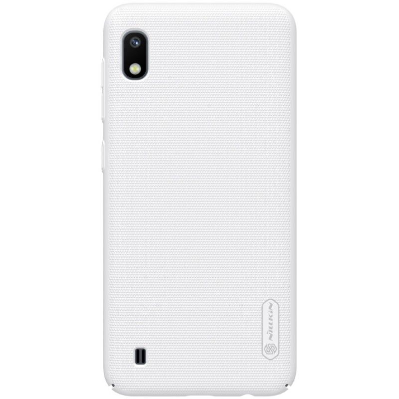 Cover Hoesje Samsung Galaxy A10 Wit Zwart Telefoonhoesje Stijve Frosted Nillkin