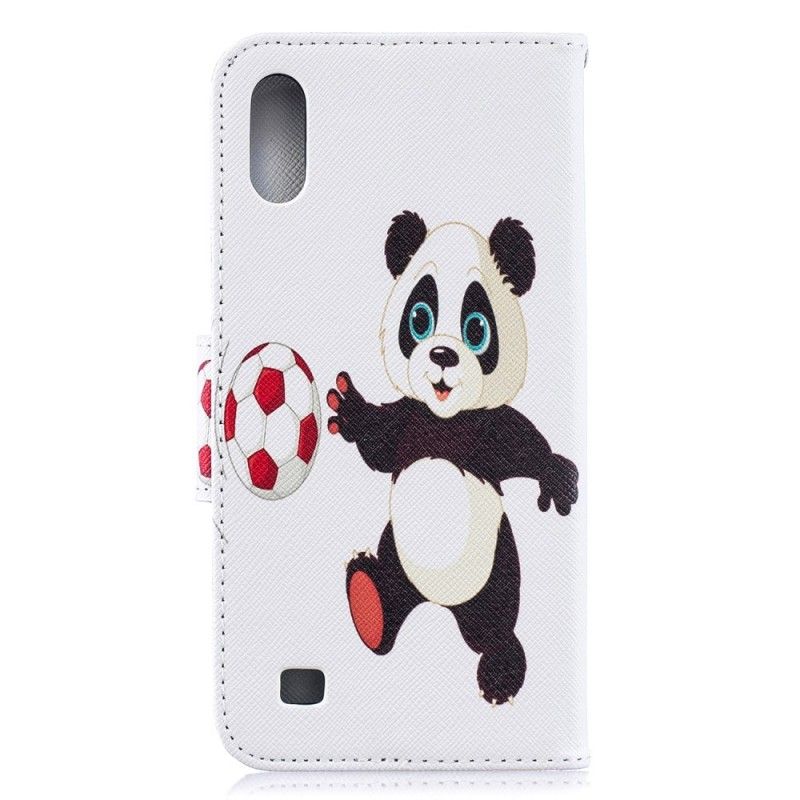 Flip Case Leren Samsung Galaxy A10 Pandapoot