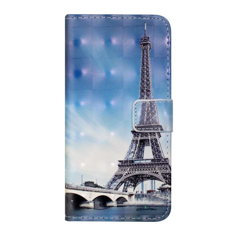 Flip Case Leren Samsung Galaxy A10 Prachtige Eiffeltoren