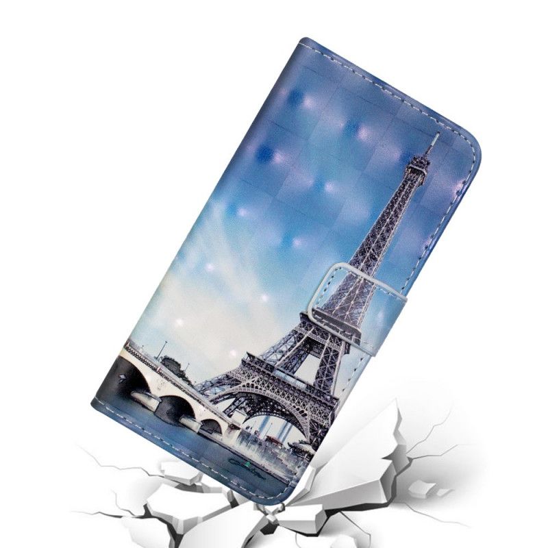 Flip Case Leren Samsung Galaxy A10 Prachtige Eiffeltoren