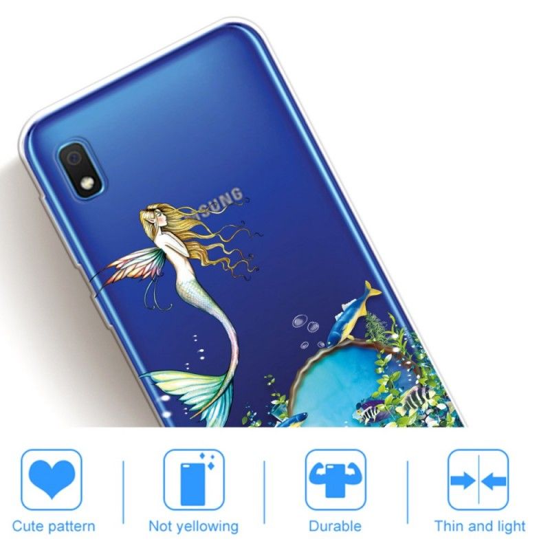 Hoesje Samsung Galaxy A10 Blauwe Sirene