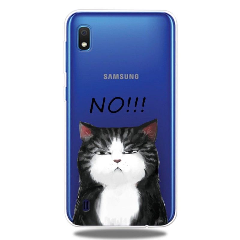 Hoesje Samsung Galaxy A10 De Kat Die Nee Zegt