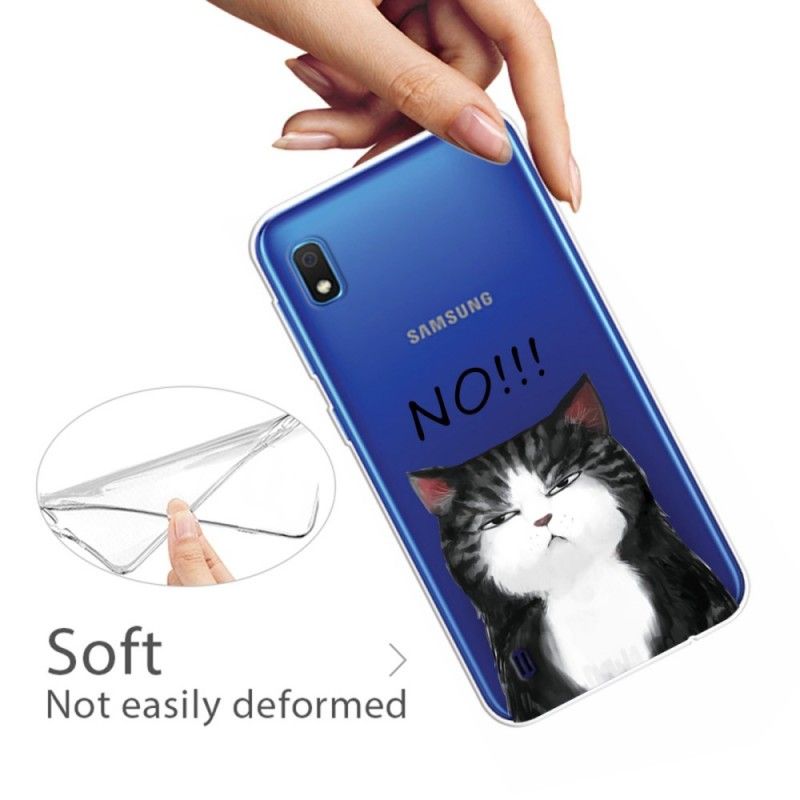 Hoesje Samsung Galaxy A10 De Kat Die Nee Zegt