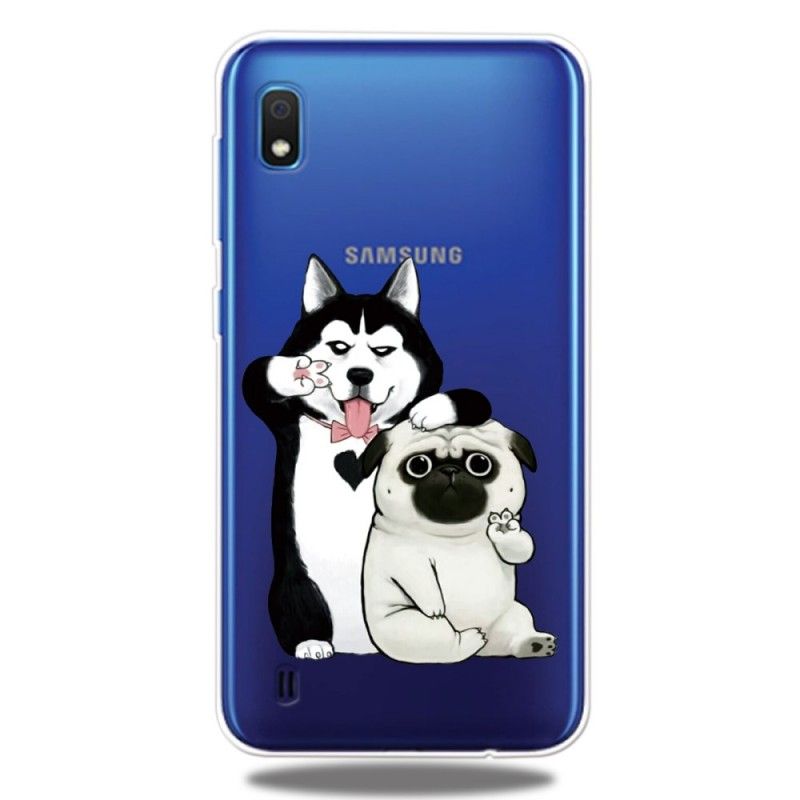 Hoesje Samsung Galaxy A10 Grappige Honden