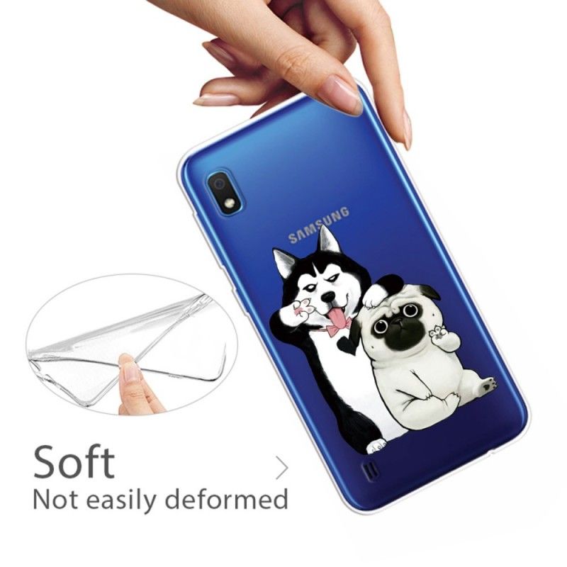 Hoesje Samsung Galaxy A10 Grappige Honden