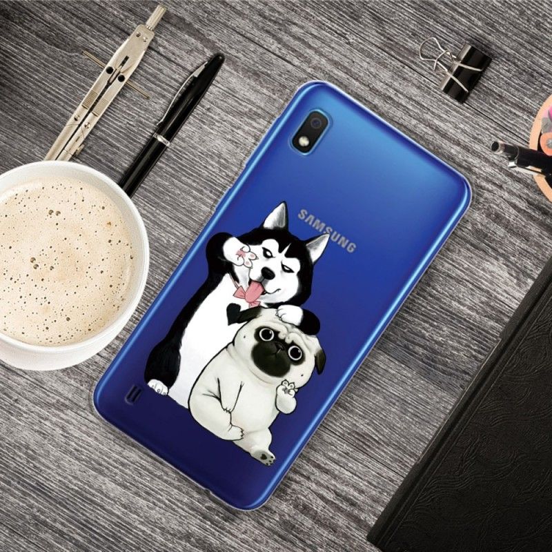 Hoesje Samsung Galaxy A10 Grappige Honden