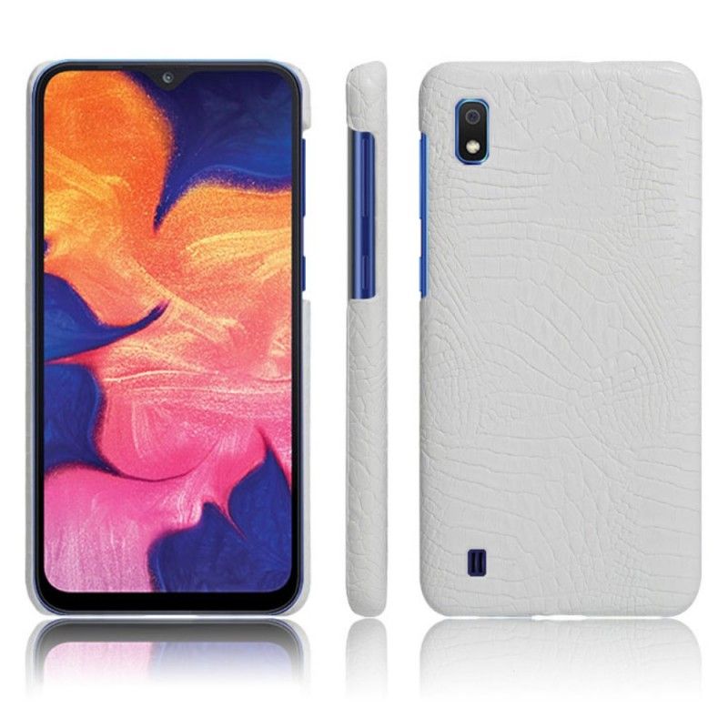 Hoesje Samsung Galaxy A10 Oranje Magenta Ksq Krokodillenhuideffect