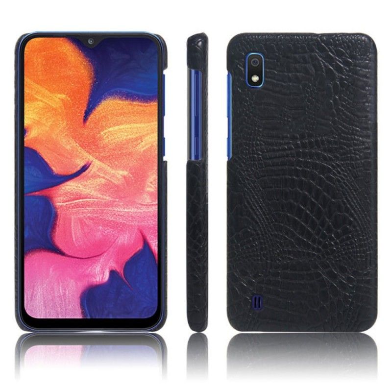 Hoesje Samsung Galaxy A10 Oranje Magenta Ksq Krokodillenhuideffect