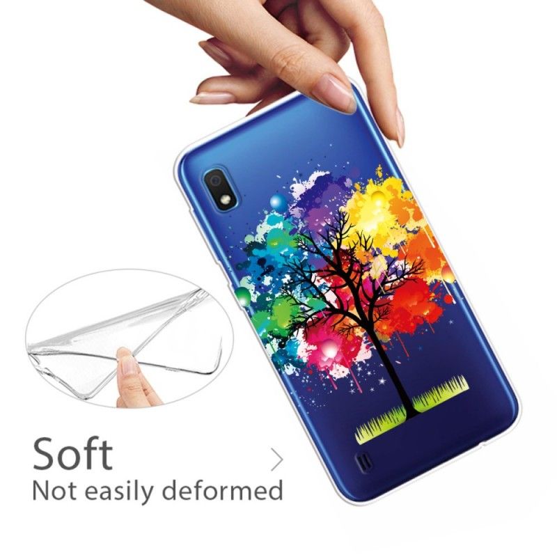 Hoesje Samsung Galaxy A10 Telefoonhoesje Transparante Aquarelboom