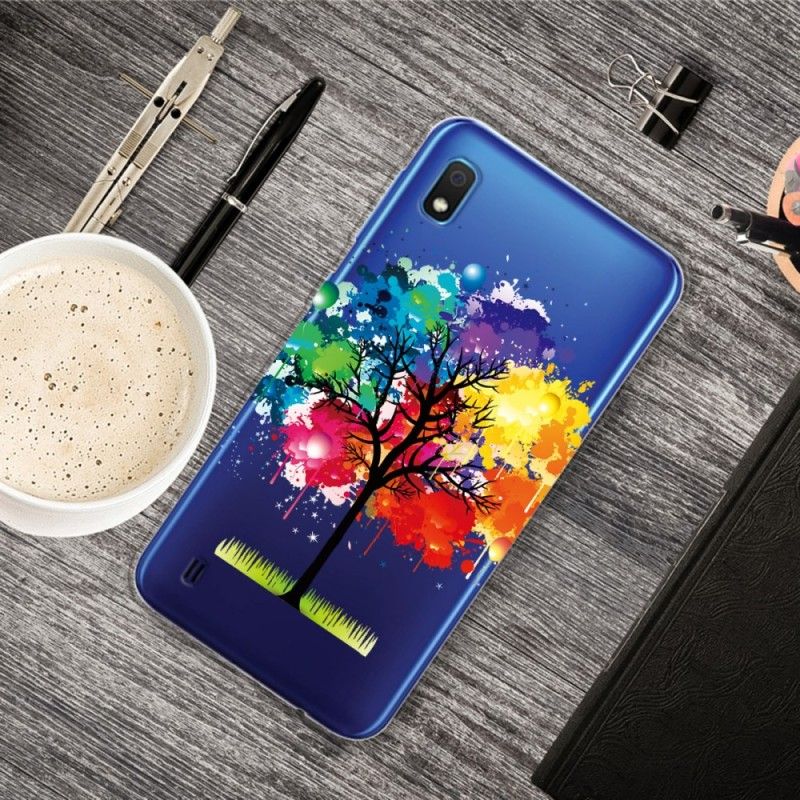 Hoesje Samsung Galaxy A10 Telefoonhoesje Transparante Aquarelboom