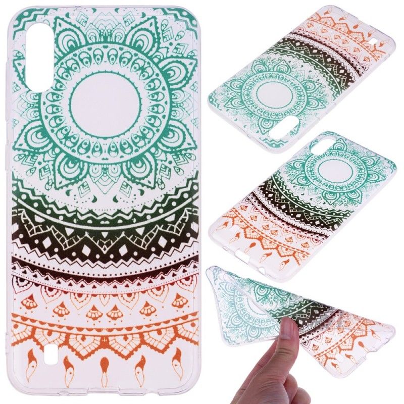 Hoesje Samsung Galaxy A10 Transparante Kleurrijke Mandala