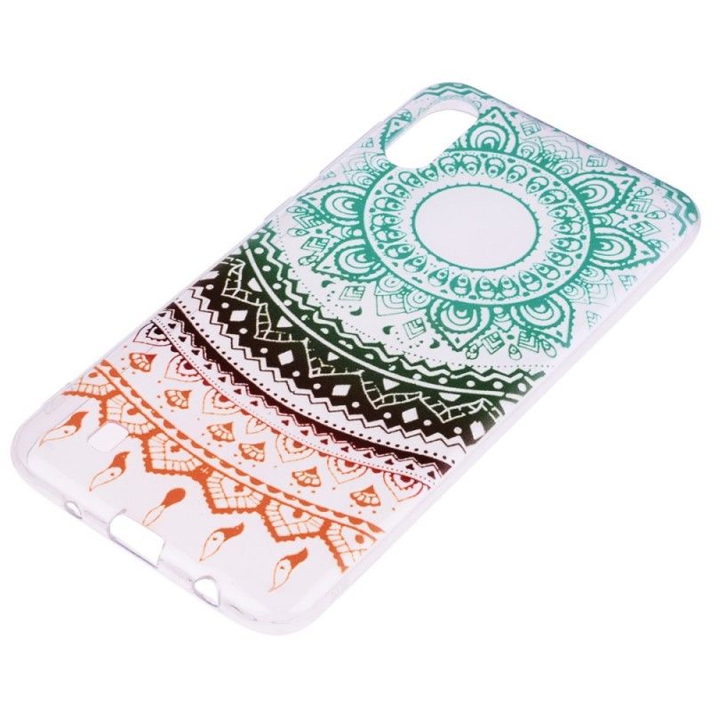 Hoesje Samsung Galaxy A10 Transparante Kleurrijke Mandala