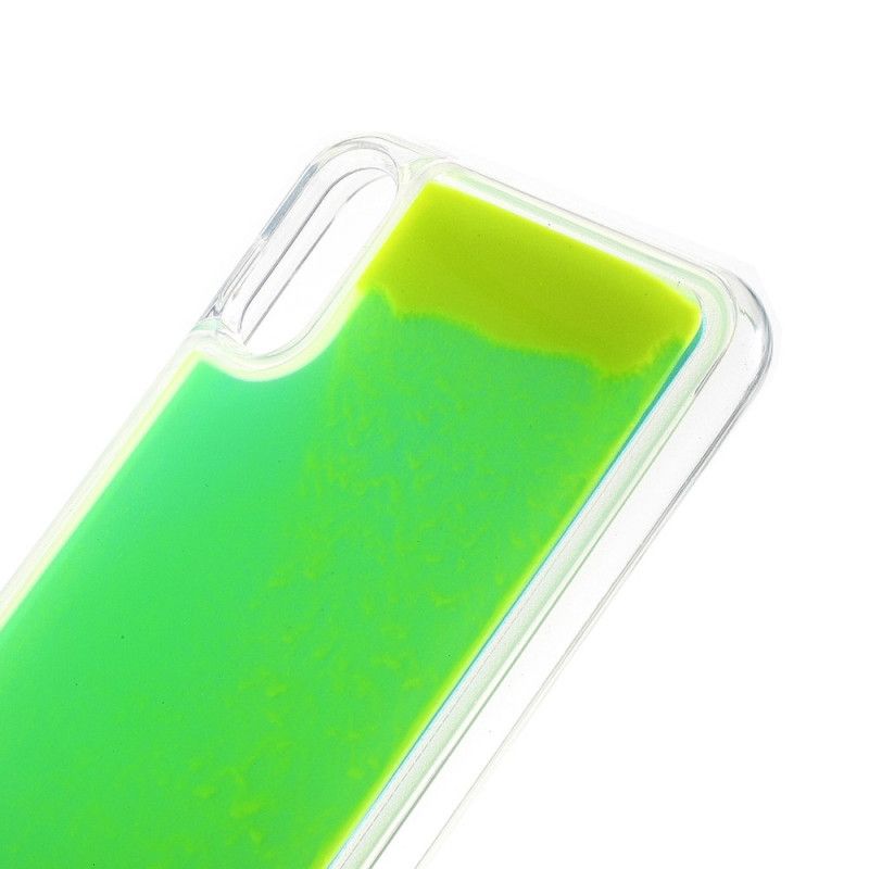 Hoesje voor Samsung Galaxy A10 Appelgroen Paars Fluorescerend