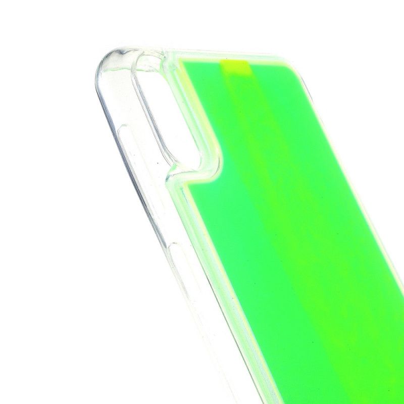 Hoesje voor Samsung Galaxy A10 Appelgroen Paars Fluorescerend