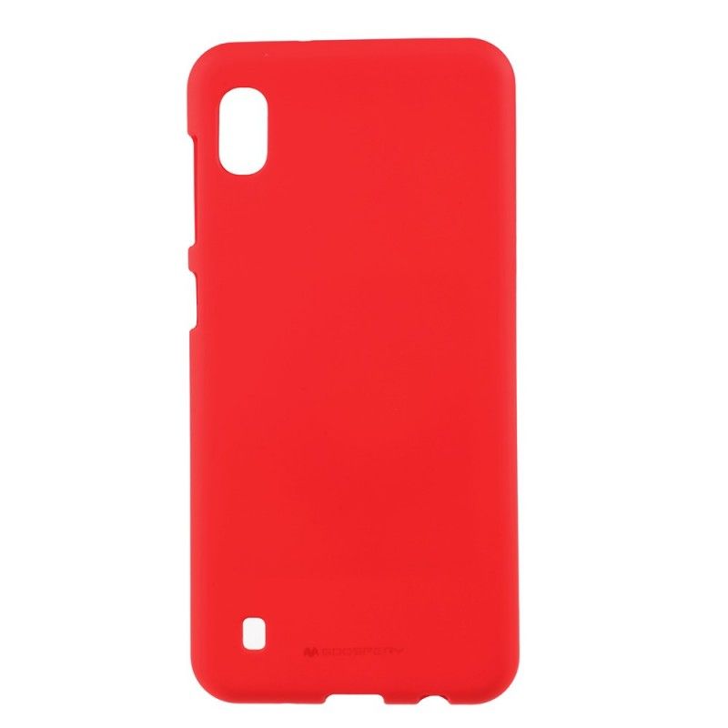 Hoesje voor Samsung Galaxy A10 Rood Zwart Mate Premium Kwik