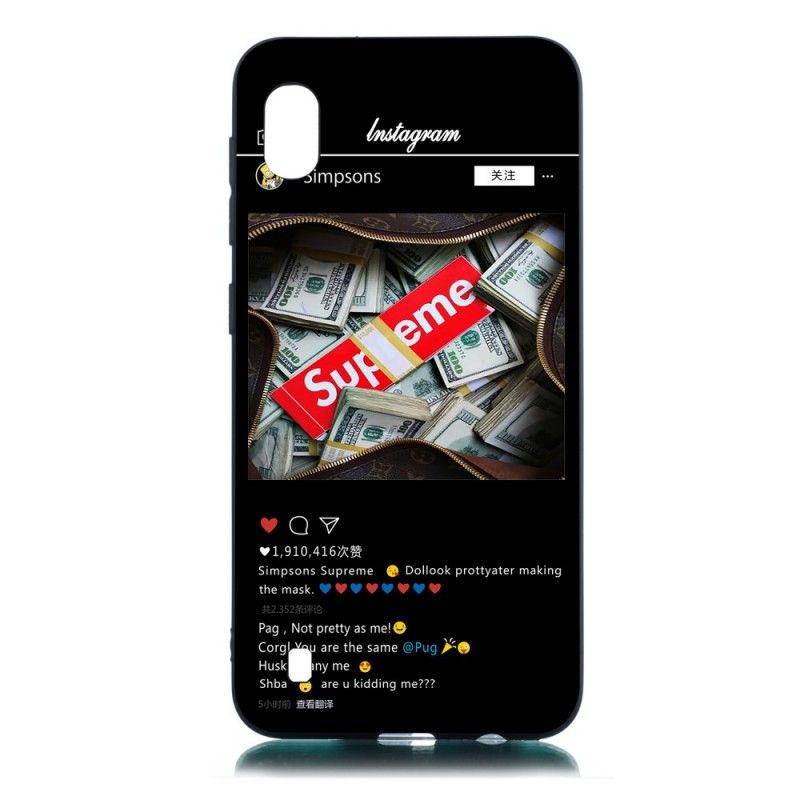 Hoesje voor Samsung Galaxy A10 Simpsons Supreme Flexibele Siliconen