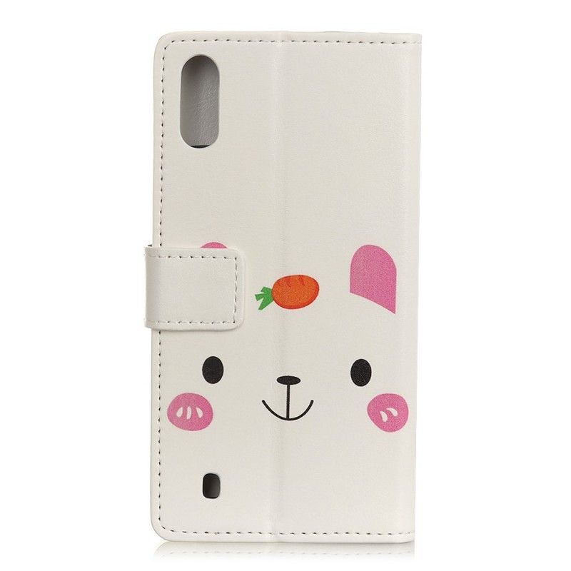 Leren Hoesje Samsung Galaxy A10 Leuke Cartoon