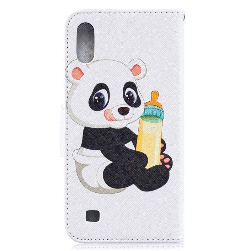 Leren Hoesje Samsung Galaxy A10 Telefoonhoesje Babypanda