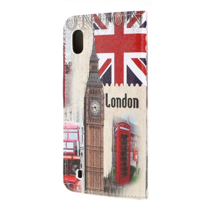 Leren Hoesje Samsung Galaxy A10 Telefoonhoesje Leven In Londen