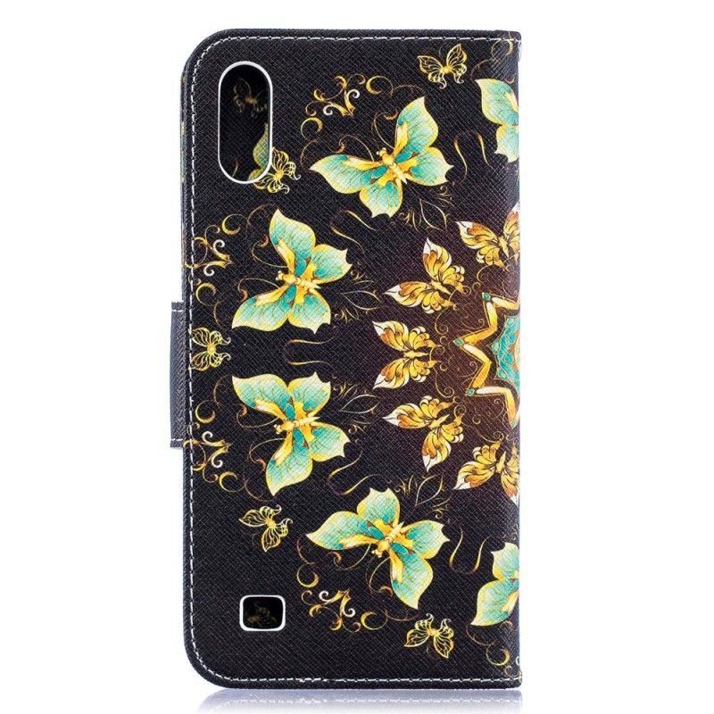 Leren Hoesje voor Samsung Galaxy A10 Vlindermandala