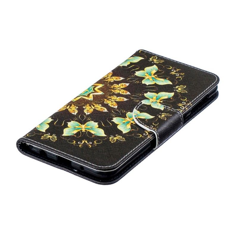 Leren Hoesje voor Samsung Galaxy A10 Vlindermandala