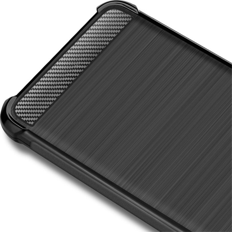 Hoesje voor Sony Xperia 5 Imak Geborstelde Koolstofvezel