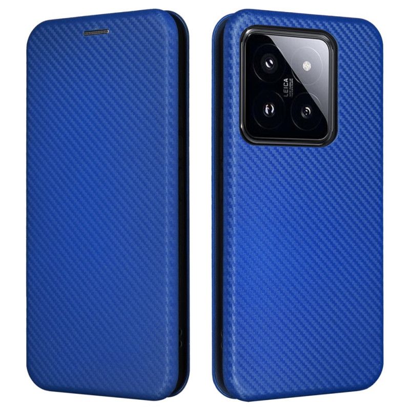 Folio-hoesje Xiaomi 14 Koolstofvezel