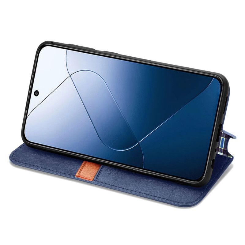 Folio-hoesje Xiaomi 14 Telefoonhoesje 3d-patroon