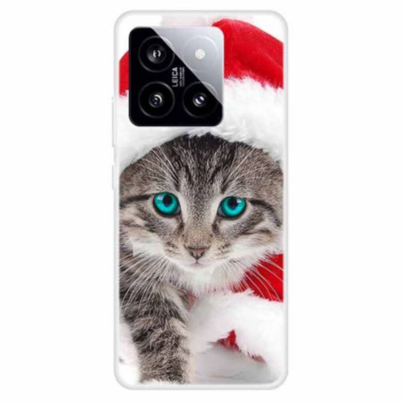 Hoesje Xiaomi 14 Kerstkat