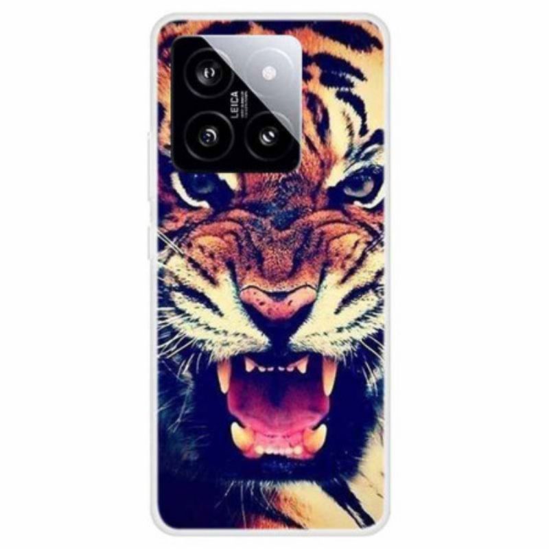 Hoesje Xiaomi 14 Tijger Bescherming Hoesje