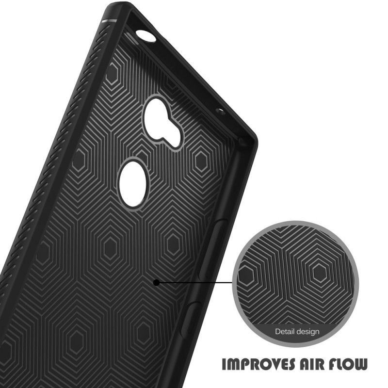 Case Hoesje Sony Xperia L2 Grijs Telefoonhoesje Premium Leereffect