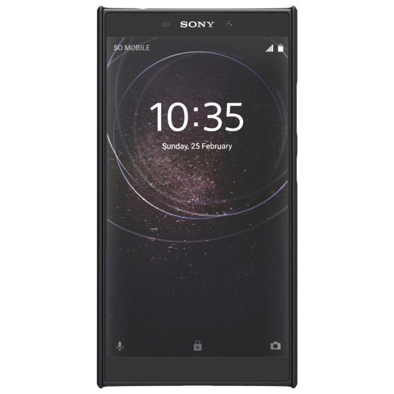 Hoesje voor Sony Xperia L2 Wit Zwart Stijve Frosted Nillkin