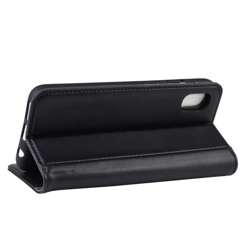 Cover Folio-hoesje Samsung Galaxy A10e Zwart Telefoonhoesje Splitleer