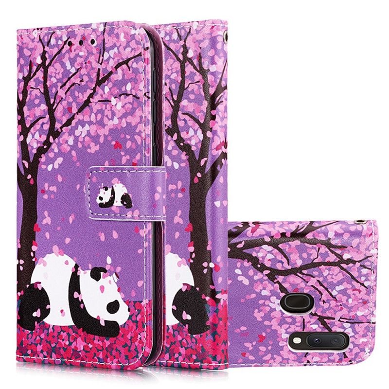 Flip Case Leren Samsung Galaxy A10e Chinese Boompanda