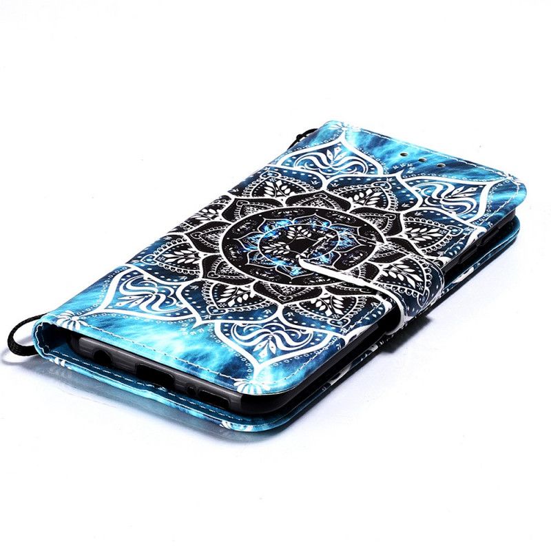 Flip Case Leren Samsung Galaxy A10e Mandala In De Lucht