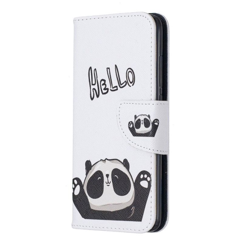 Bescherming Hoesje Xiaomi Redmi 7A Telefoonhoesje Hallo Panda