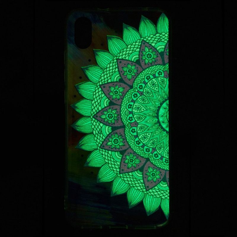 Case Hoesje Xiaomi Redmi 7A Telefoonhoesje Fluorescerende Mandala