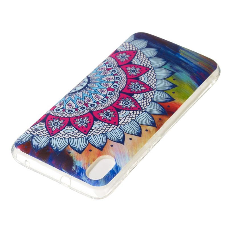 Case Hoesje Xiaomi Redmi 7A Telefoonhoesje Fluorescerende Mandala