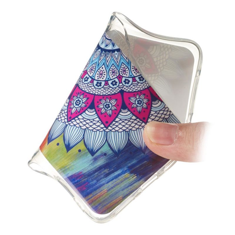 Case Hoesje Xiaomi Redmi 7A Telefoonhoesje Fluorescerende Mandala