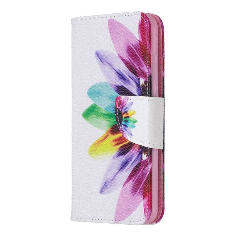 Cover Folio-hoesje Xiaomi Redmi 7A Telefoonhoesje Aquarelbloem