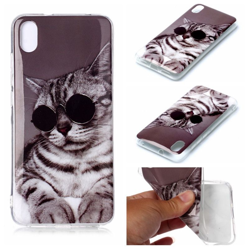 Cover Hoesje Xiaomi Redmi 7A Telefoonhoesje Mijn Incognito Kitten