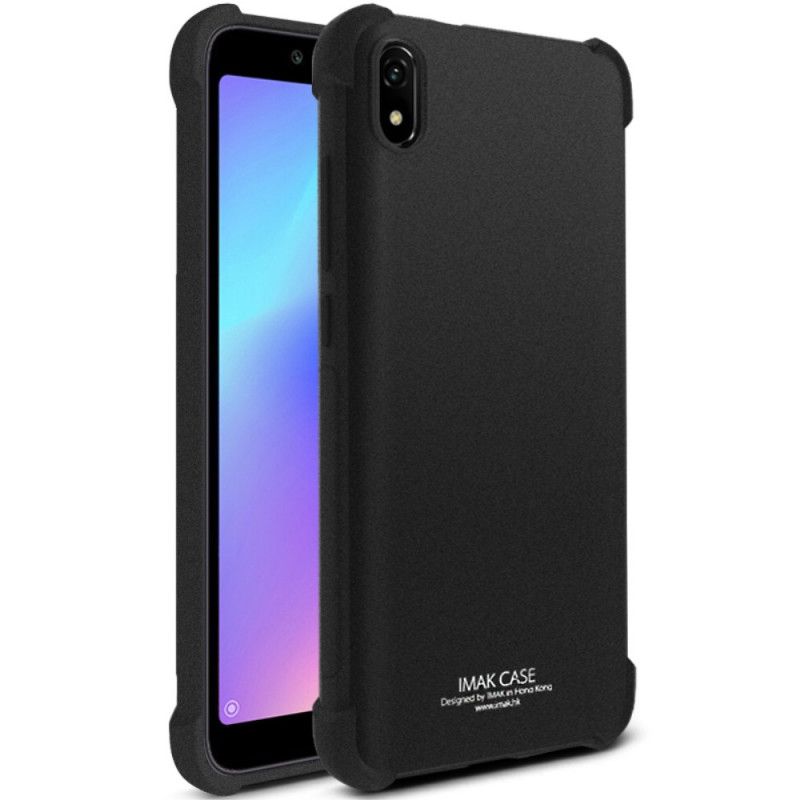 Hoesje voor Xiaomi Redmi 7A Grijs Zwart Met Imak-Schermfilm