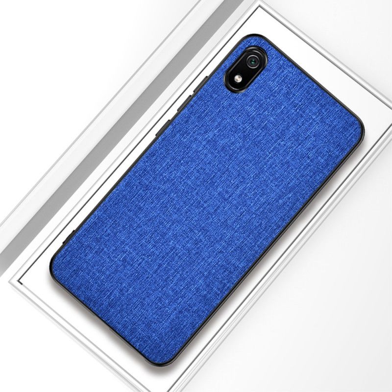 Hoesje voor Xiaomi Redmi 7A Rood Grijs Stof Textuur