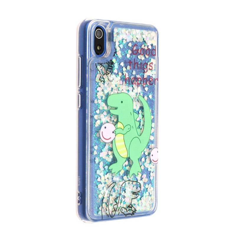 Hoesje Xiaomi Redmi 7A Glitter Dinosaurus