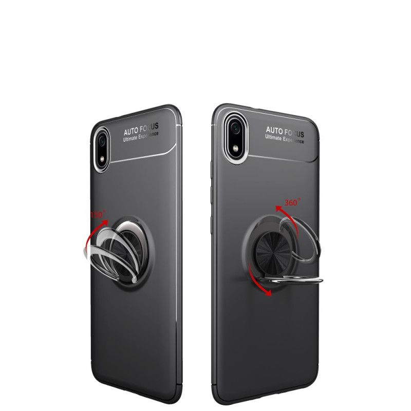 Hoesje Xiaomi Redmi 7A Rood Zwart Magnetische Ring