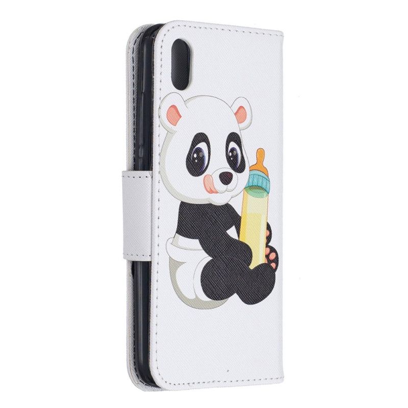 Leren Hoesje voor Xiaomi Redmi 7A Babypanda