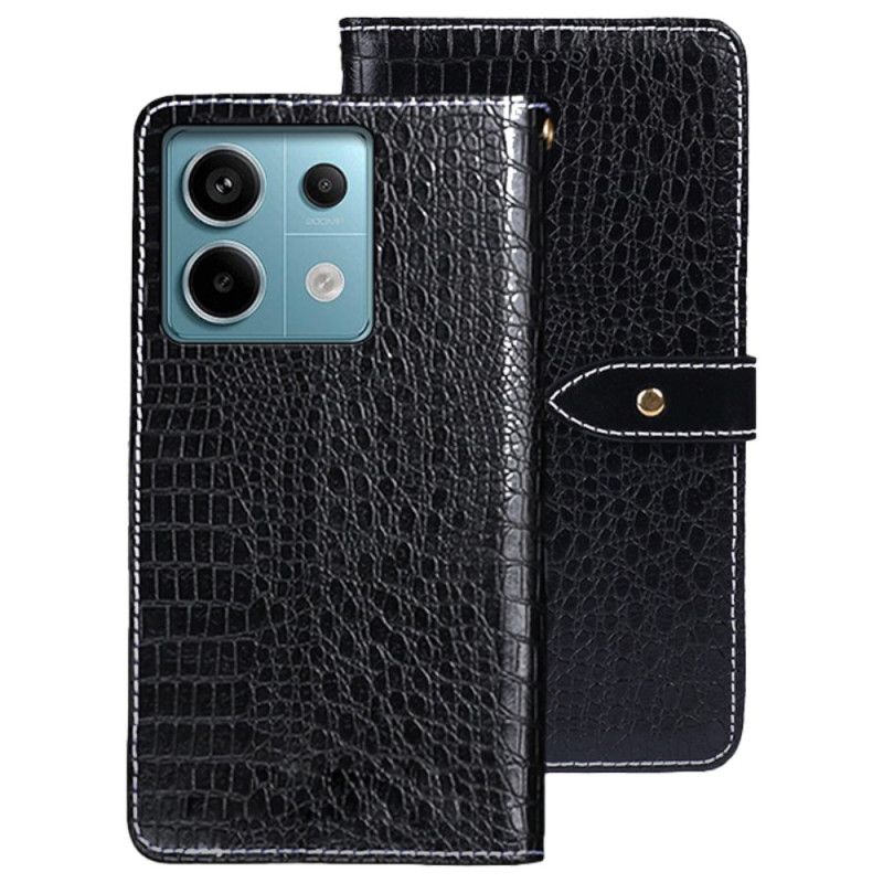 Bescherming Hoesje Xiaomi Redmi Note 13 Pro 5g Idewei Krokodilstijl